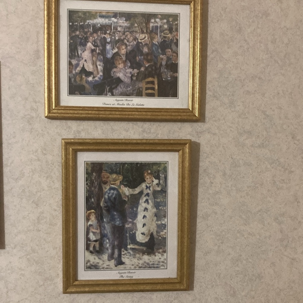 2 Gold Framed Art Prints -Renoir - Picture 4 of 6